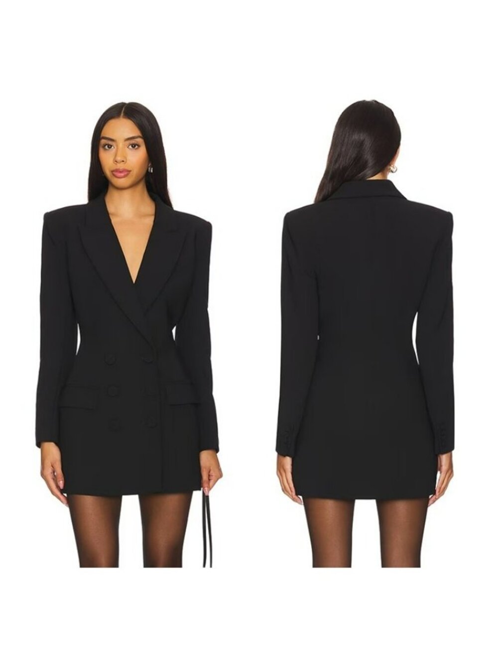 NBD Jenni Blazer Mini Dress - Black